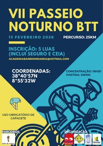 VII Passeio Noturno BTT 13 fev.